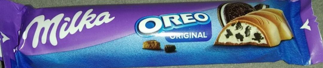 Képek - Milka & Oreo alpesi tejcsokoládé kakaós kekszdarabokkal és vaníliaízű tejes krémtöltelékkel