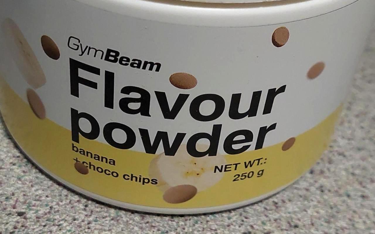 Képek - Flavour powder banana + choco chips GymBeam