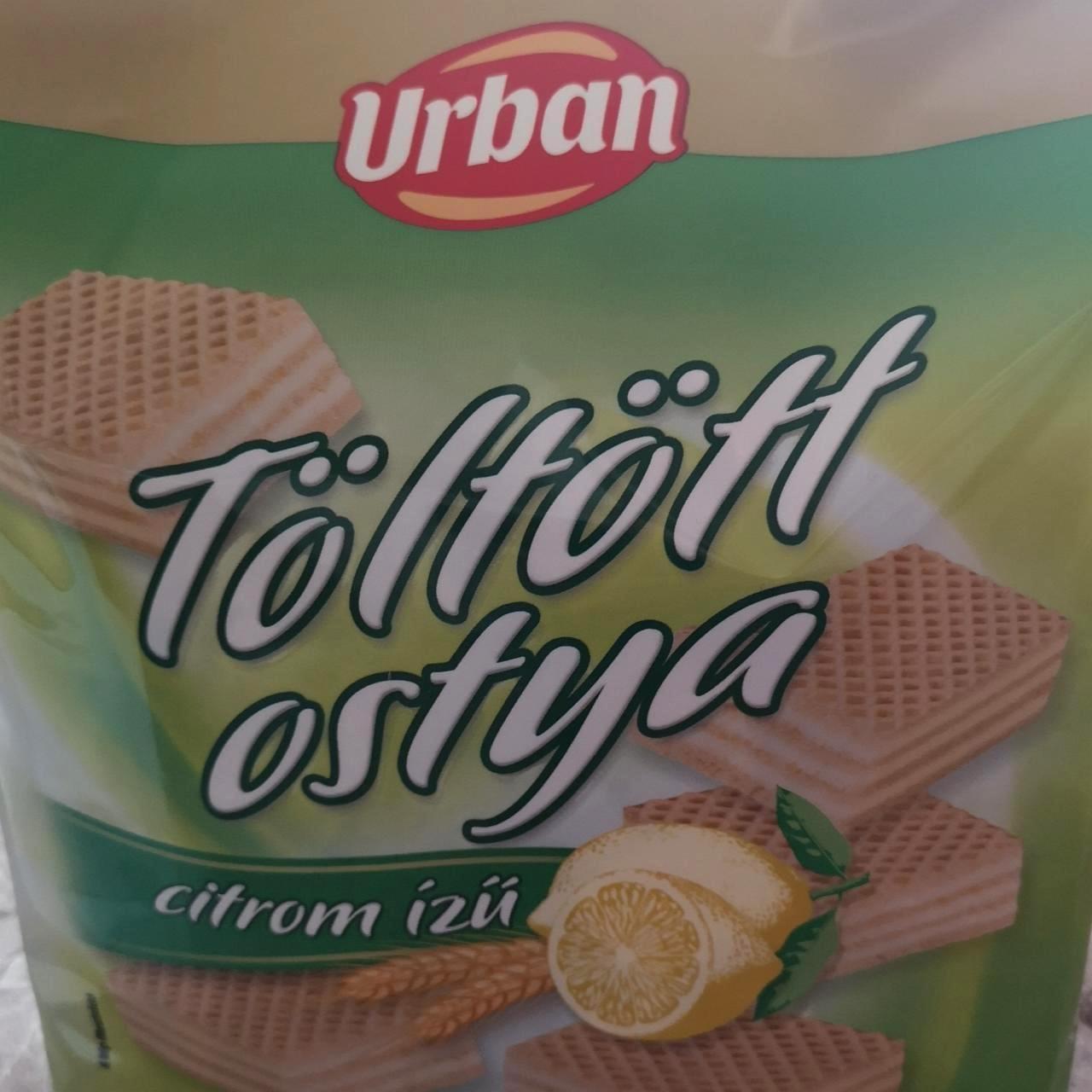 Képek - Töltött ostya citrom ízű Urban