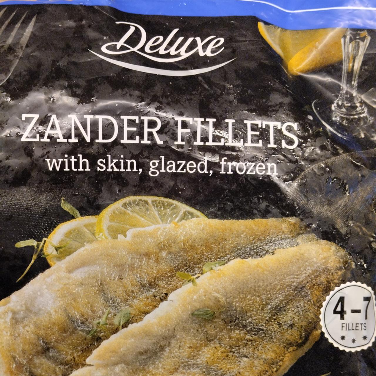 Képek - Zander fillets with skin, glazed, frozen Deluxe