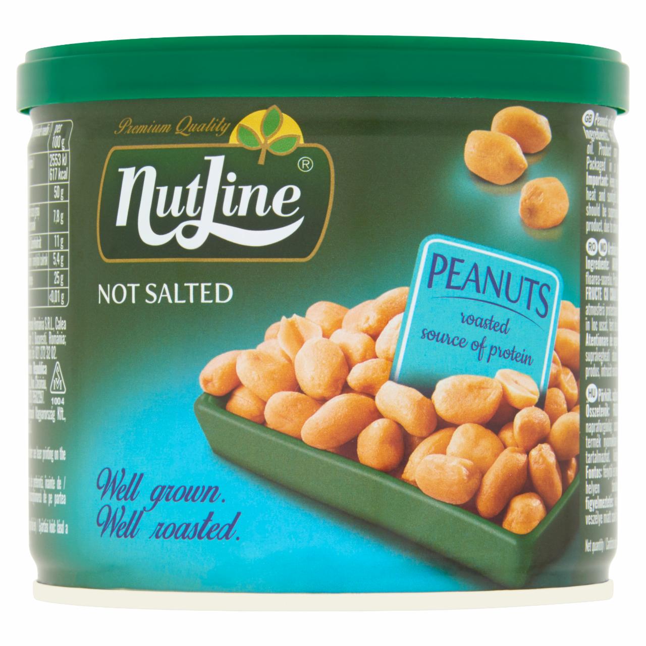 Képek - NutLine pörkölt, sótlan földimogyoró 135 g