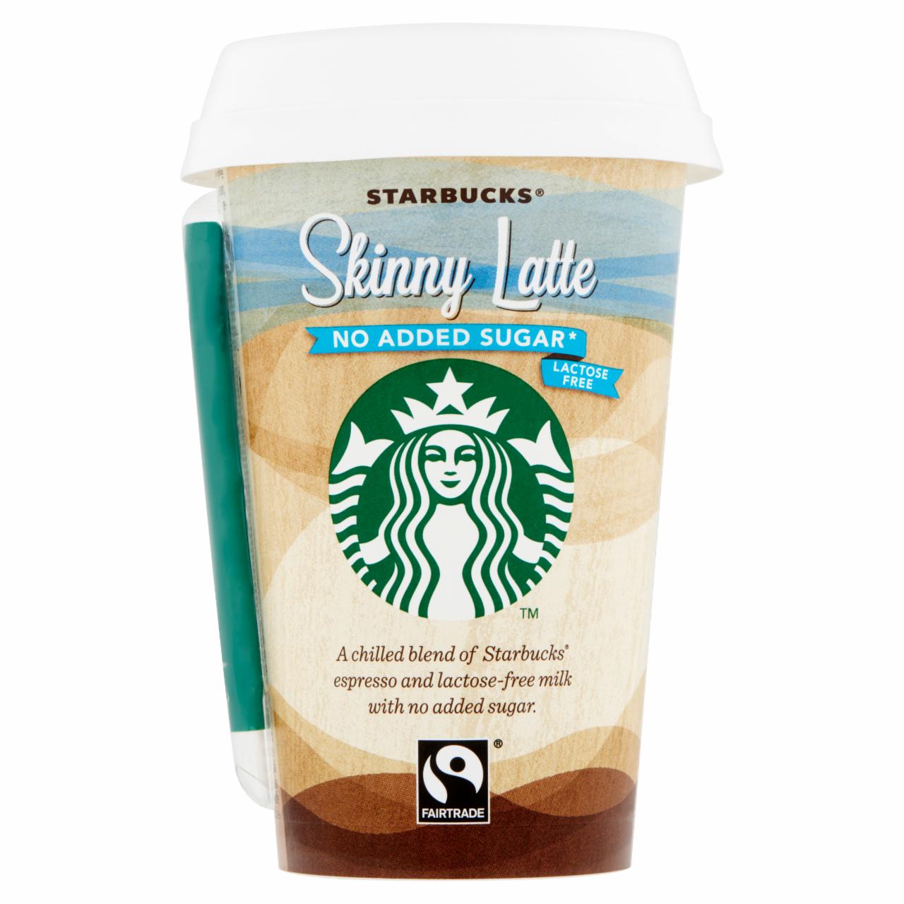 Képek - Starbucks Skinny Latte UHT laktózmentes kávés tejital 220 ml
