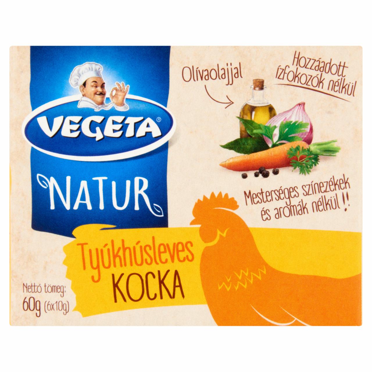 Képek - Vegeta Natur tyúkhúsleves-kocka 6 x 10 g