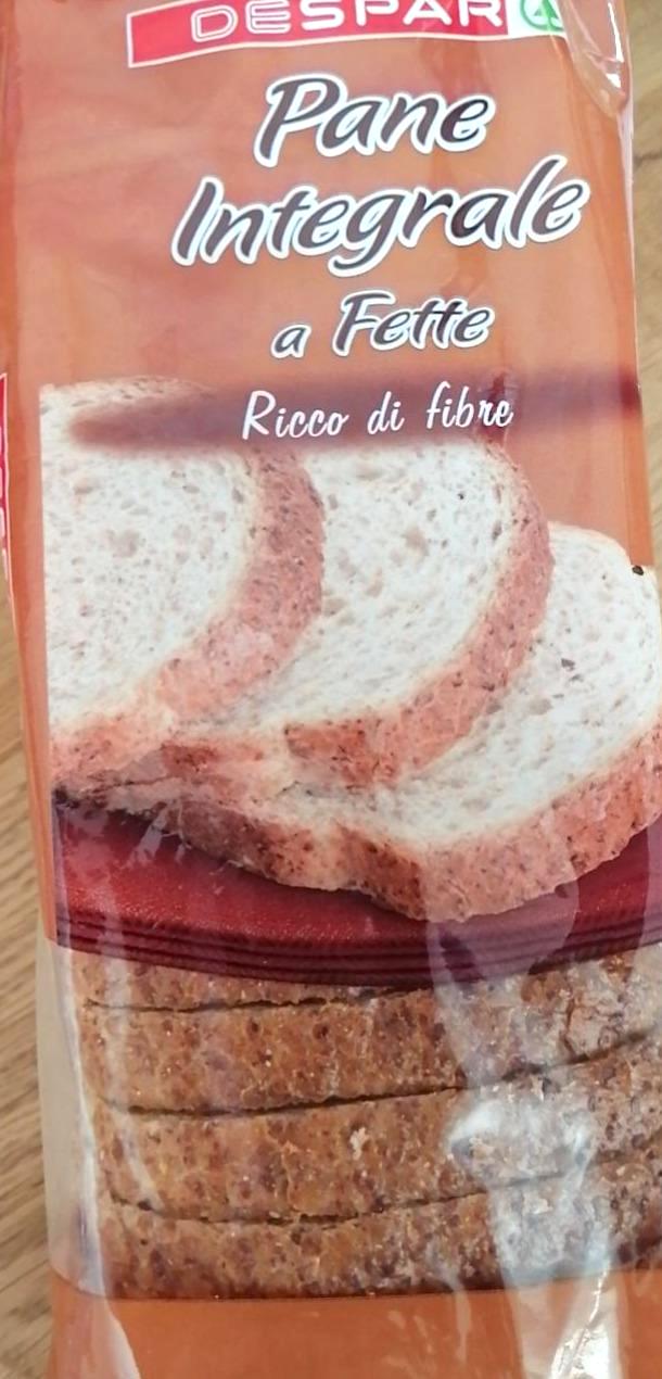 Képek - Teljes kiőrlésű szeletelt kenyér Pane Integrale a Fette Spar