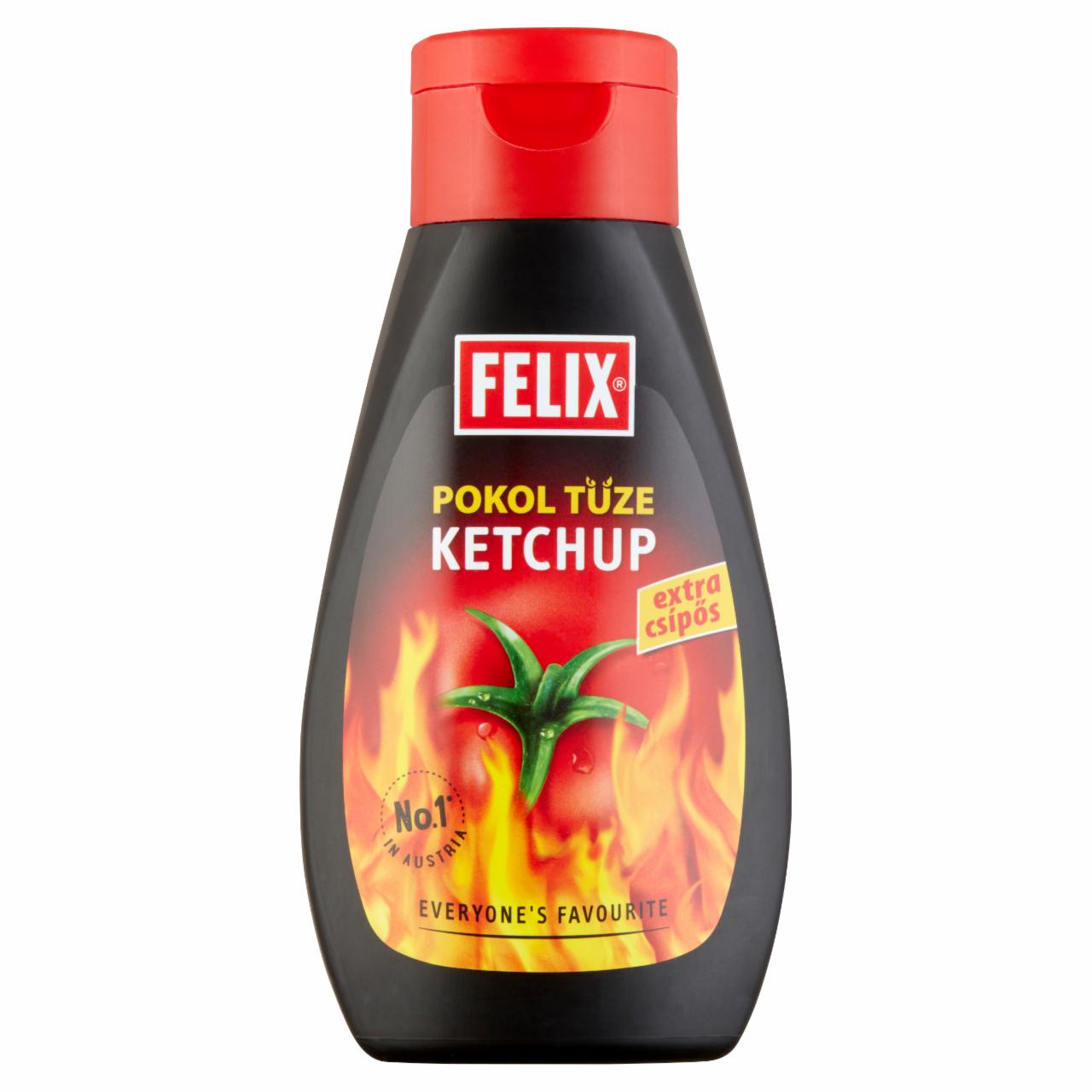 Képek - Felix Pokol Tüze extra csípős ketchup 450 g