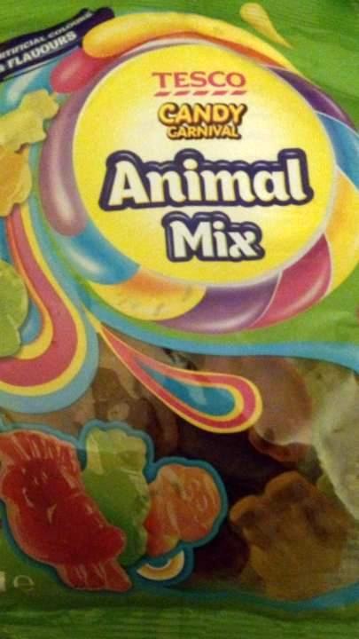 Képek - Candy carnival animal mix gyümölcsízű gumicukor Tesco