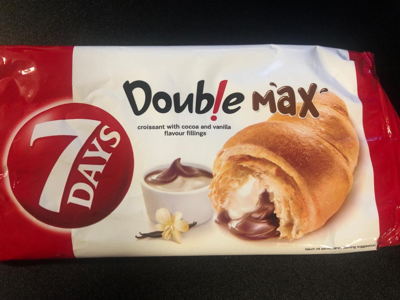 Képek - Double max croissant kakaós és vanília ízű töltelékkel 7Days