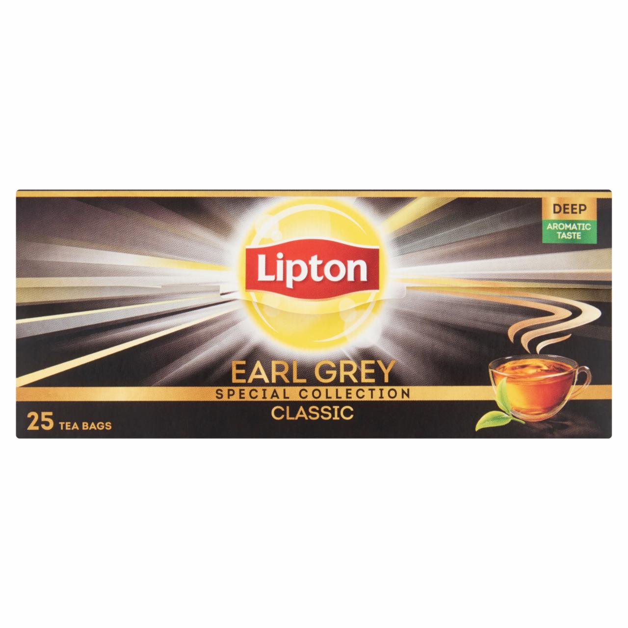 Képek - Lipton Earl Grey bergamot ízesítésű fekete tea 25 filter