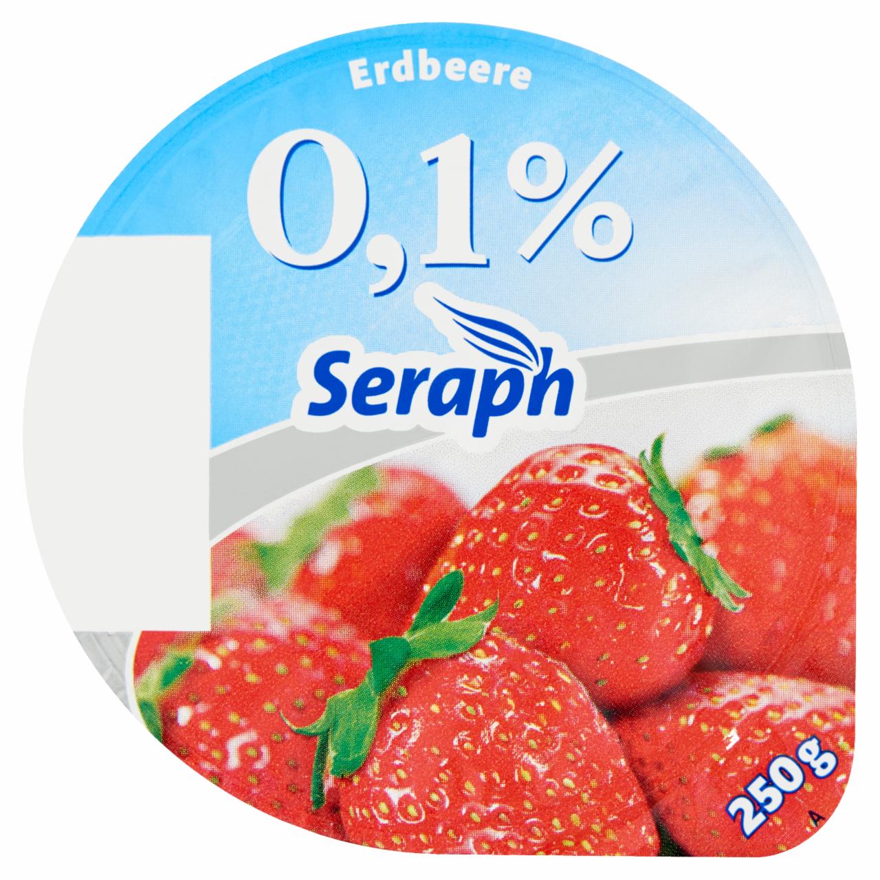 Képek - Seraph 0,1% földiepres sovány joghurt gyümölcskészítménnyel és édesítőszerrel 250 g