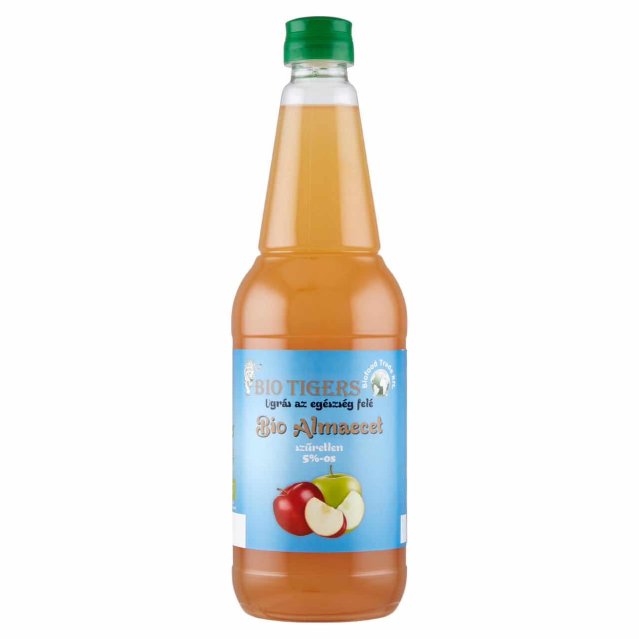 Képek - Bio Tigers szűretlen 5%-os BIO almaecet 750 ml