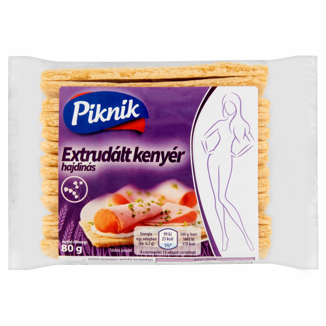 Képek - Piknik extrudált kenyér hajdinával 80 g
