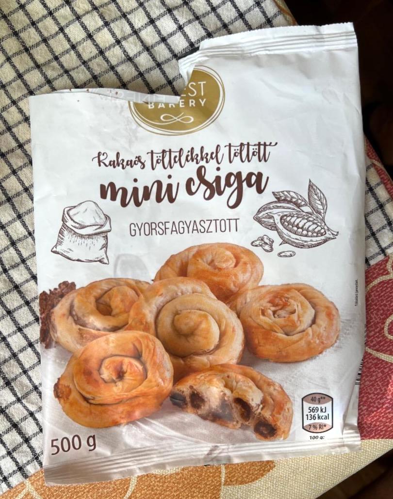 Képek - Kakaós töltelékkel töltött mini csiga gyorsfagyasztott Finest Bakery