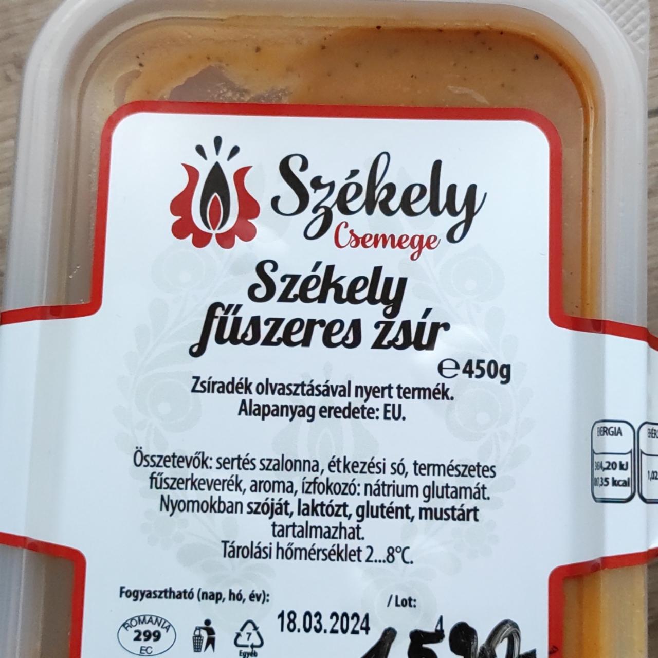 Képek - Székely Csemege székely fűszeres zsír 450 g 