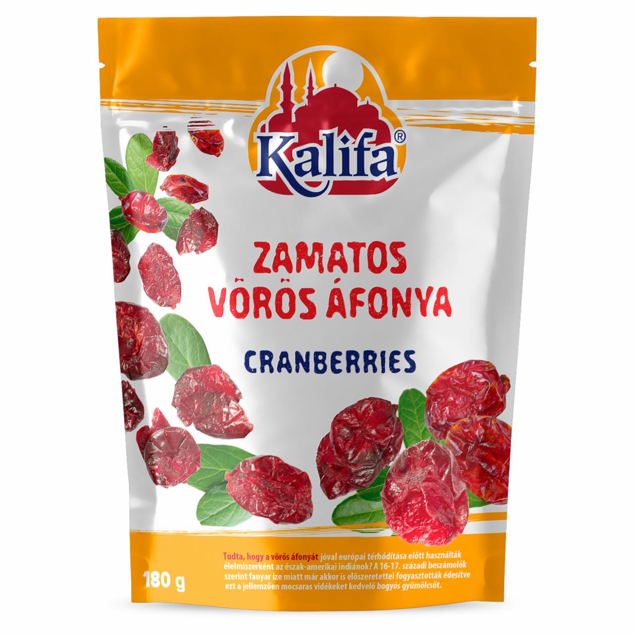 Képek - Kalifa zamatos vörös áfonya 180 g