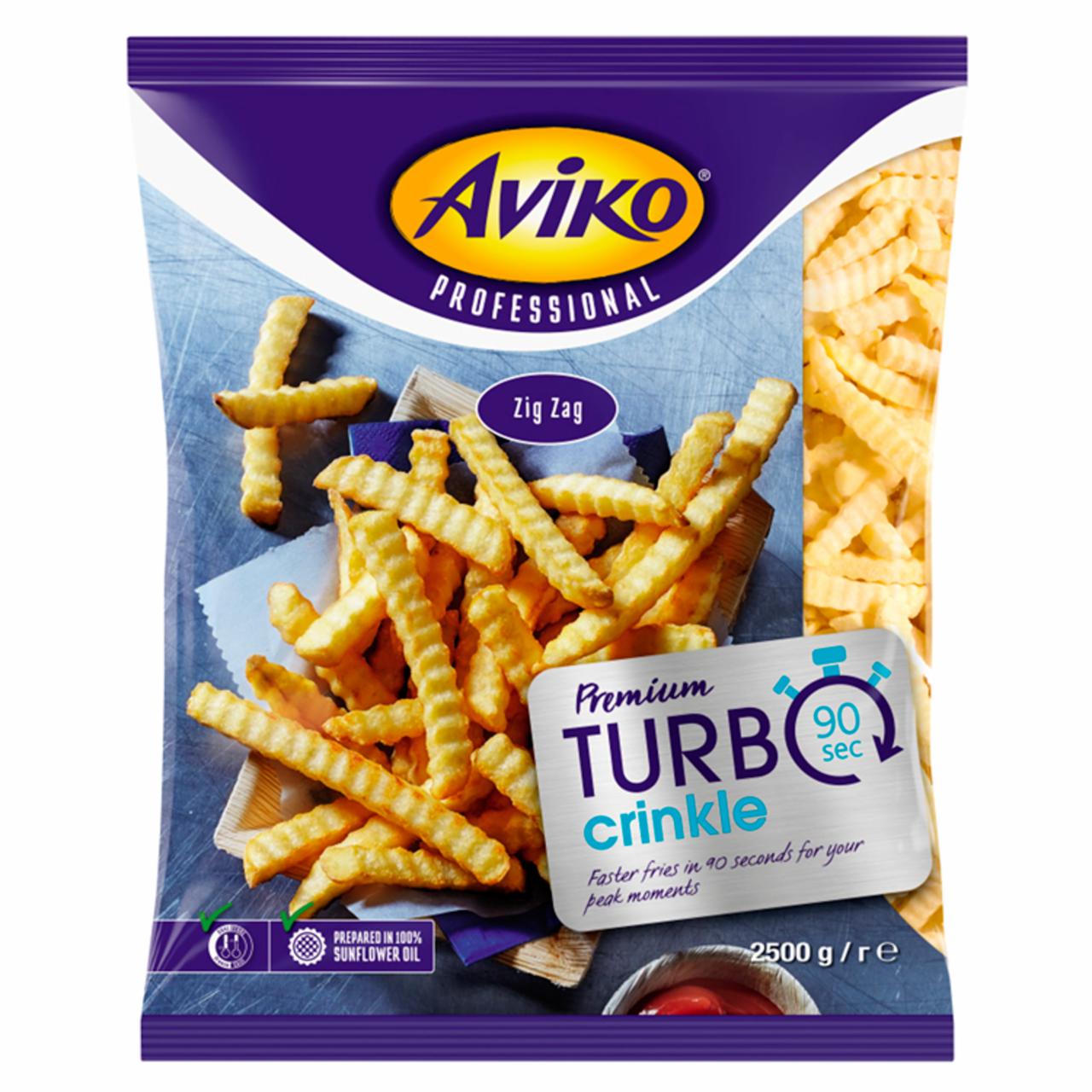 Képek - Aviko Professional Zig Zag Turbo Crinkle gyorsfagyasztott hullámos hasábburgonya 2500 g