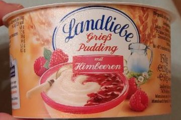 Képek - Landliebe grízpuding málna öntettel 150 g