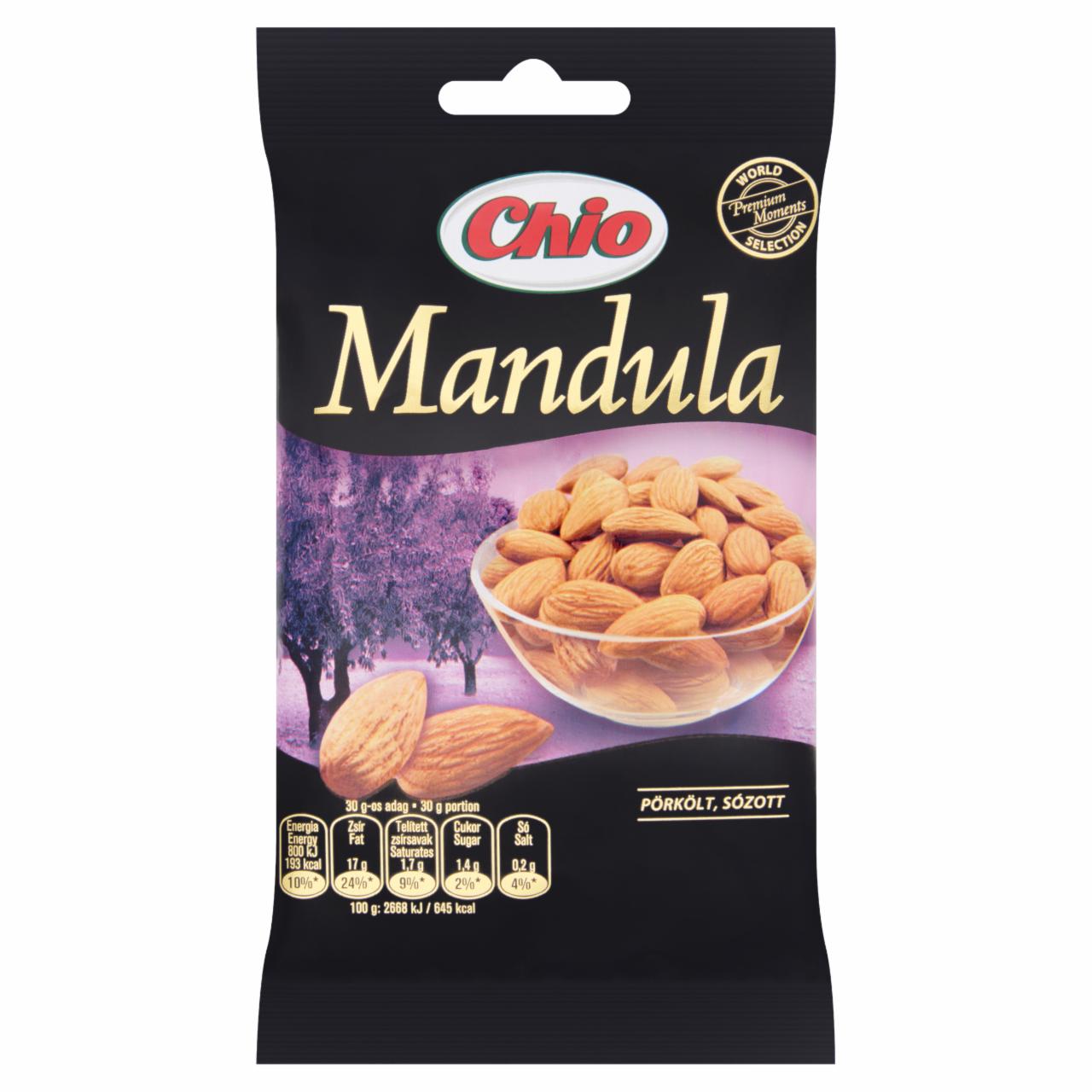 Képek - Chio pörkölt, sózott mandula 70 g