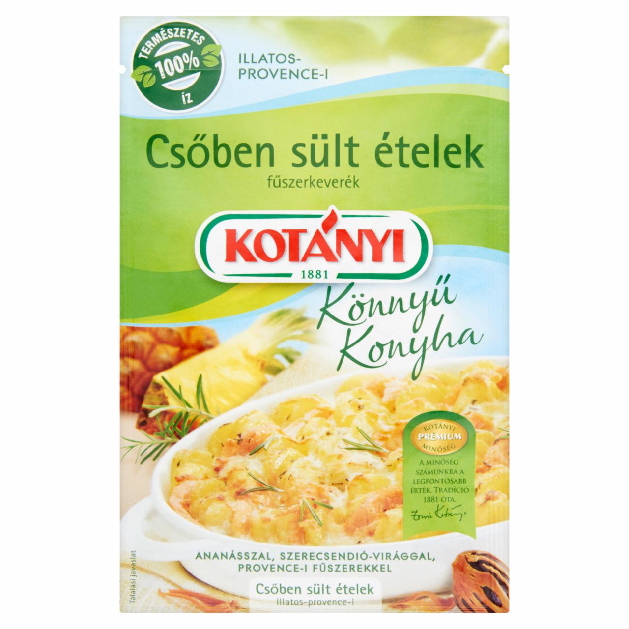 Képek - Kotányi Könnyű Konyha illatos-provence-i csőben sült ételek fűszerkeverék 25 g