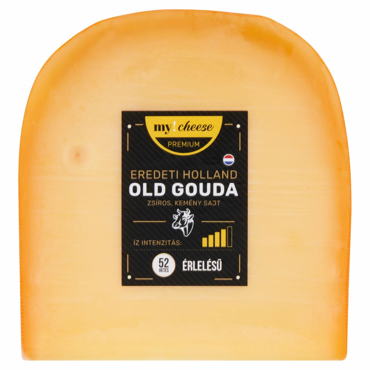 Képek - my!cheese Premium eredeti holland old gouda zsíros, kemény sajt 200 g 