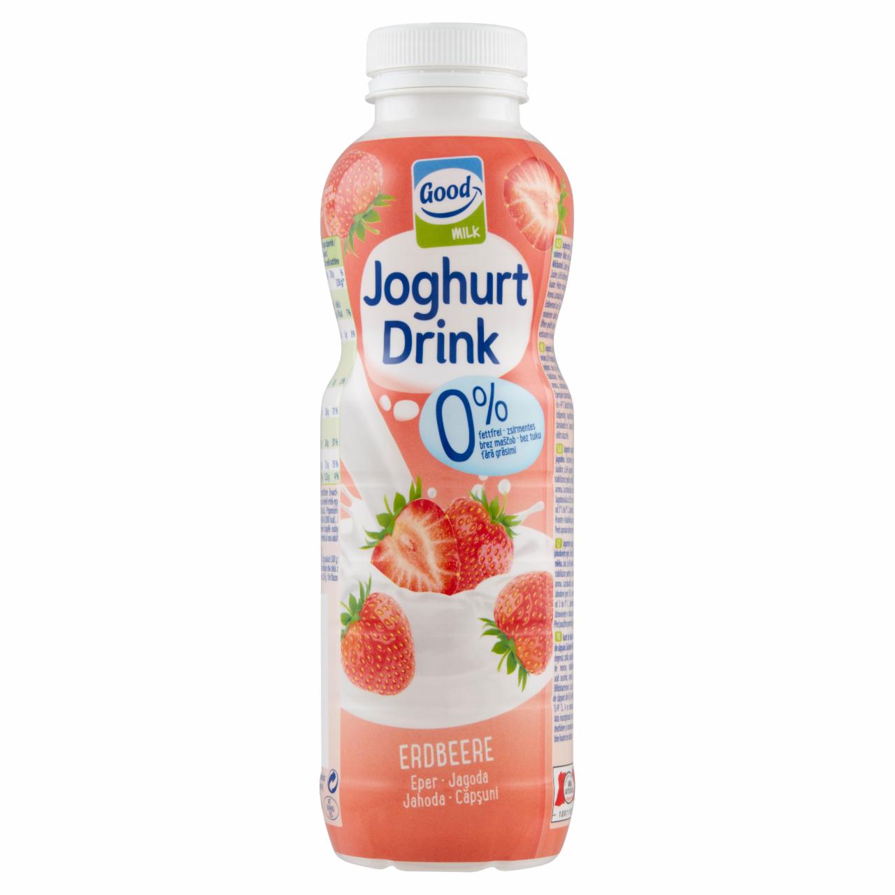 Képek - Good Milk sovány joghurtital eperpürével 500 g