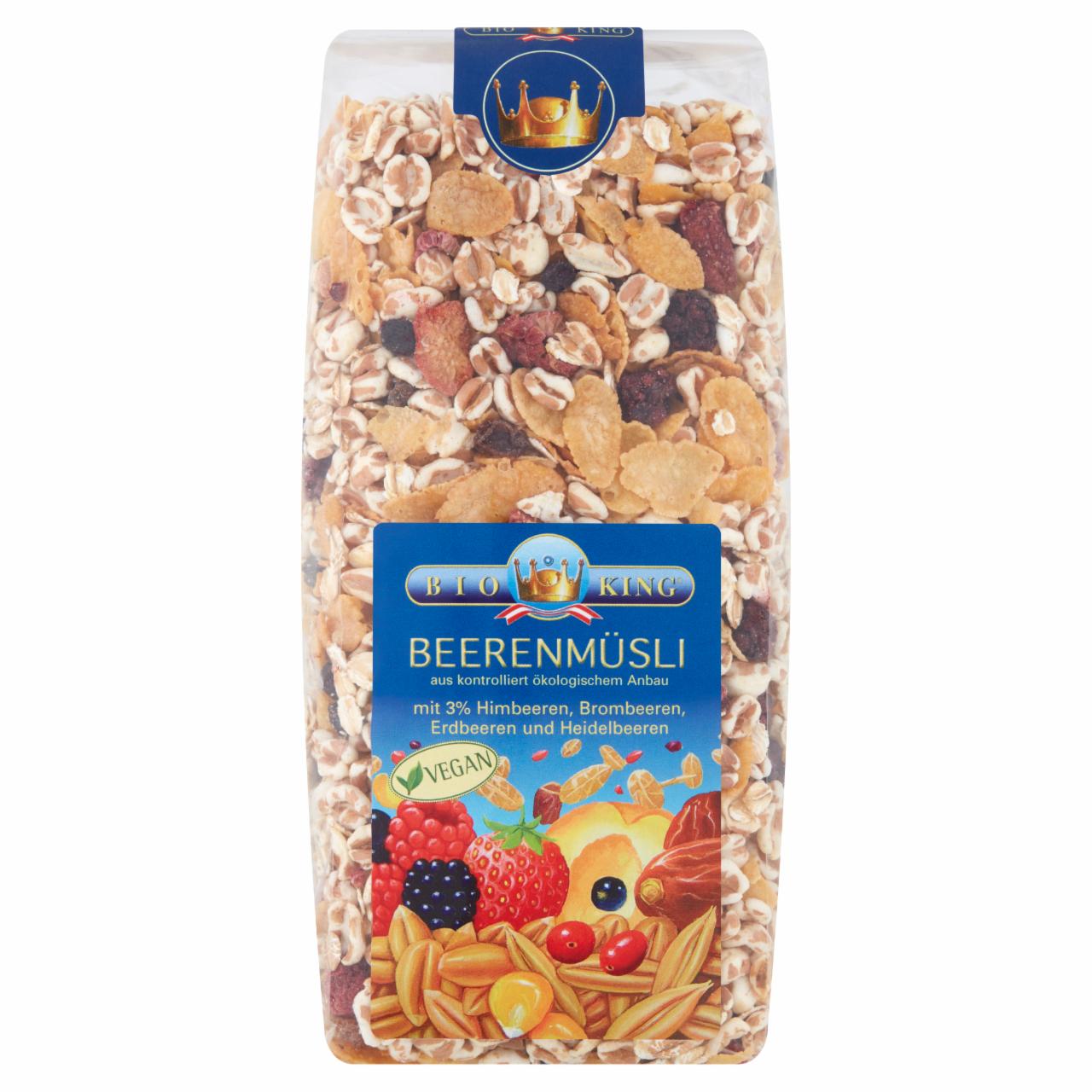 Képek - Bio King BIO bogyós müzli 375 g