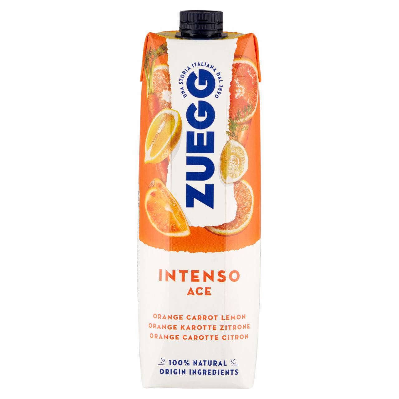 Képek - Zuegg Intenso narancs, répa, citromos ital A és E vitaminokkal 1000 ml