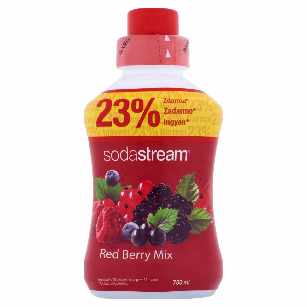 Képek - Sodastream erdei gyümölcs szörp cukorral és édesítőszerrel 750 ml