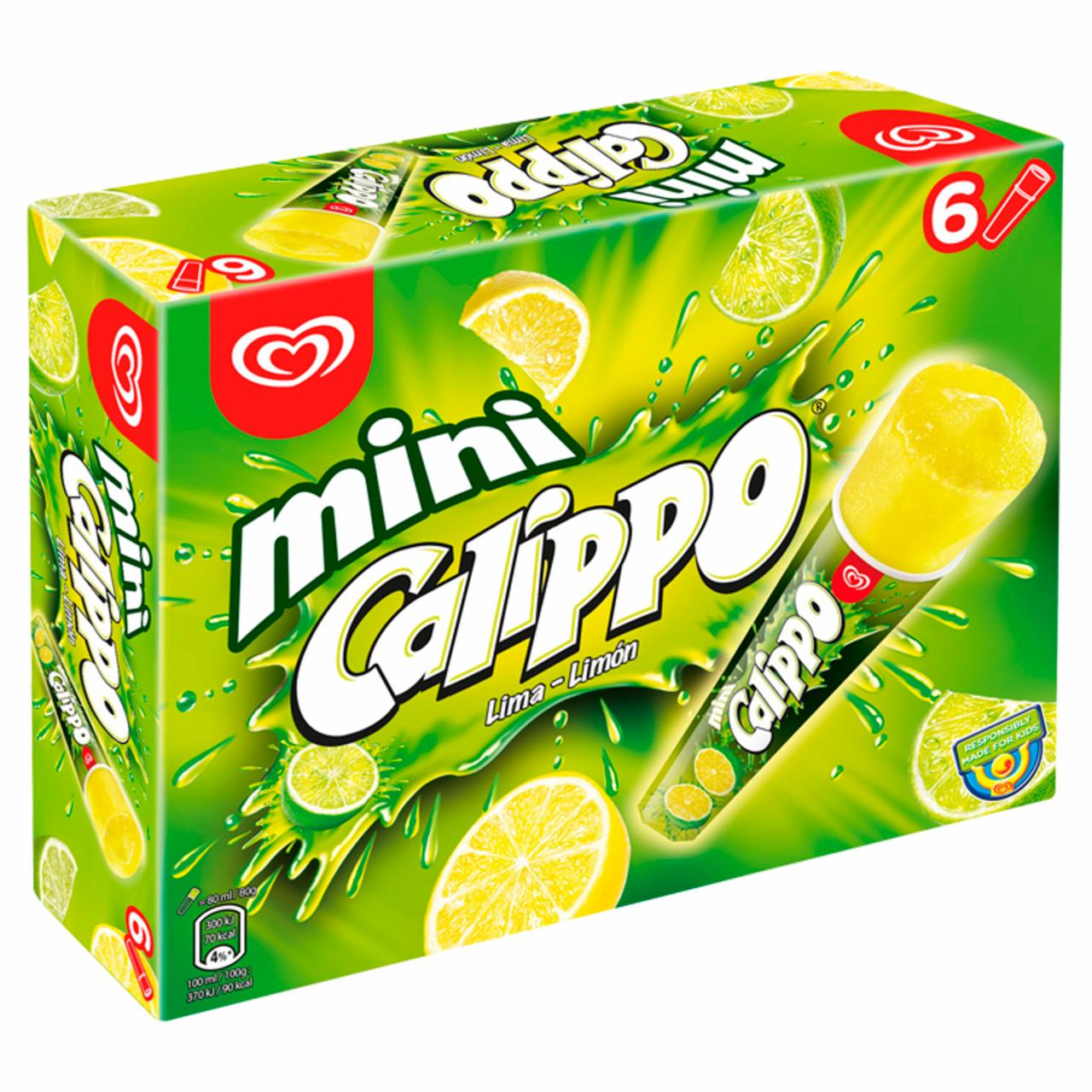 Képek - Calippo Mini Multipack Citromos-Lime Jégkrém 6 x 80 ml