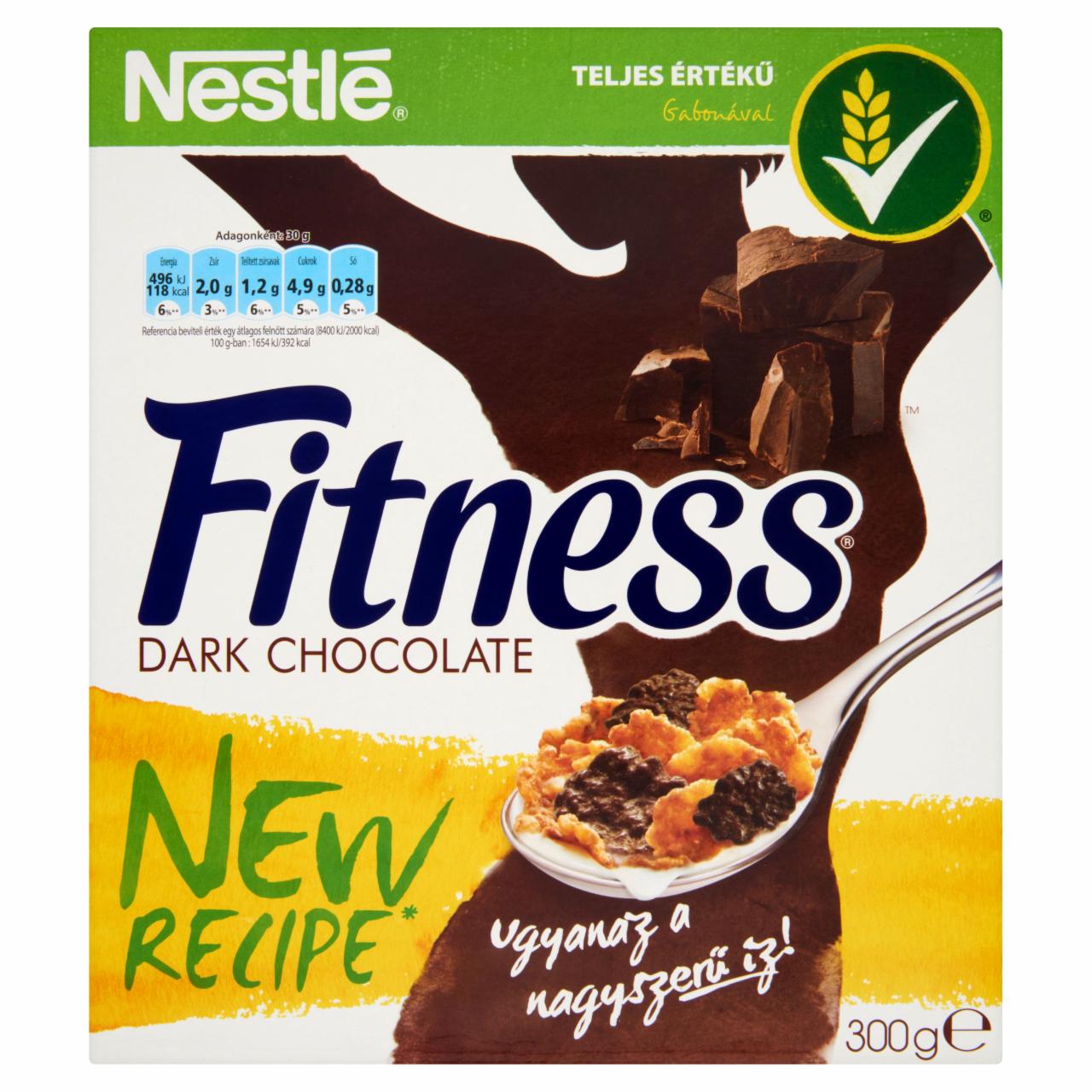 Képek - Nestlé Fitness Dark Chocolate gabonapehely teljes értékű gabonával és étcsokoládéval 300 g