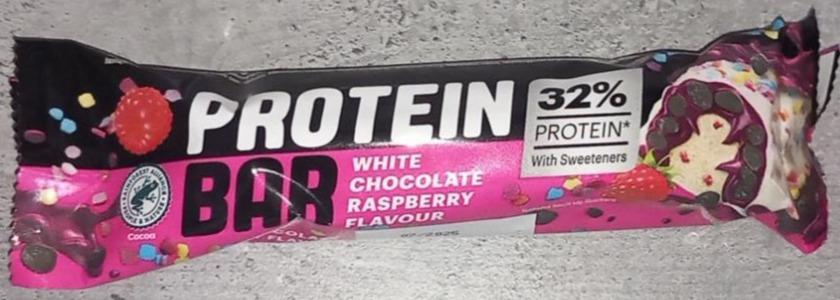 Képek - Protein Bar 32%protein, white chocolate raspberry flavour