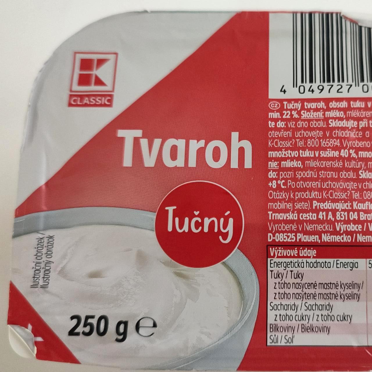 Képek - Tvaroh tučný K-Classic