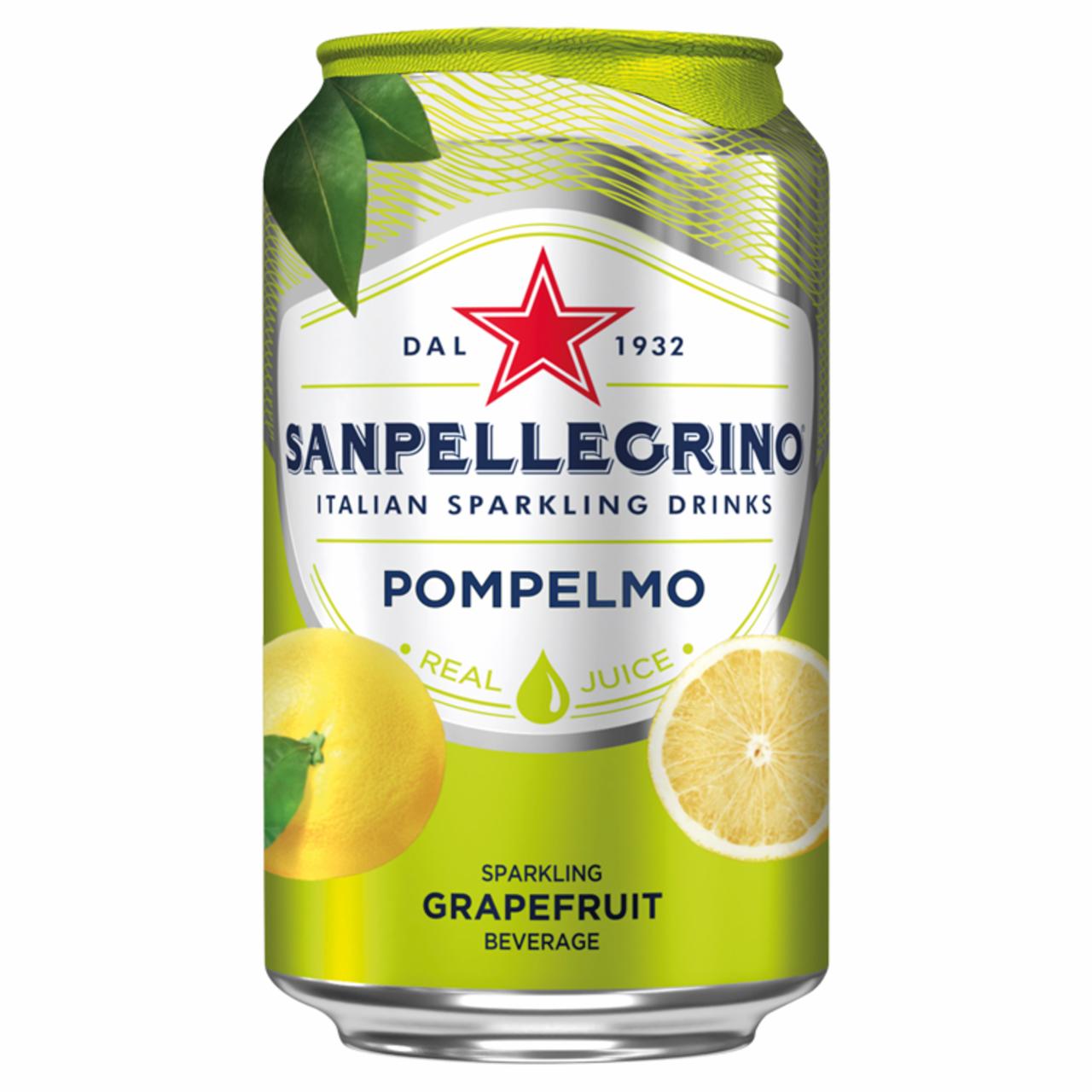 Képek - San Pellegrino szénsavas grapefruit-ital grapefruitlé sűrítményből 330 ml