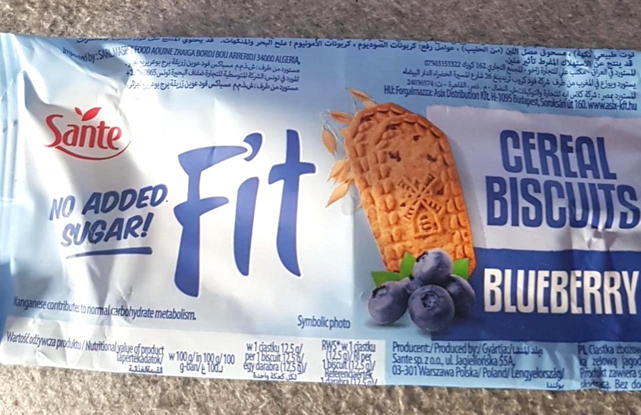Képek - Cereal biscuits Blueberry no added sugar Sante