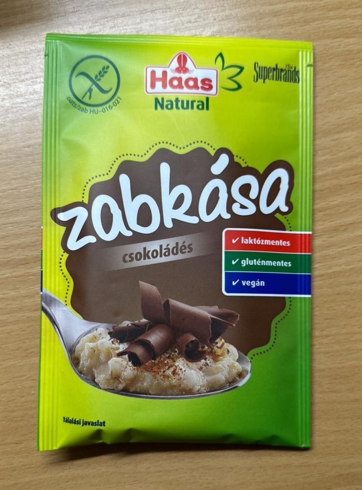 Képek - Zabkása csokoládés Haas Natural
