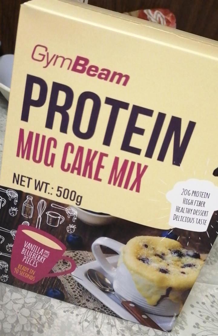 Képek - Protein mug cake mix Vanilla blueberry pieces GymBeam