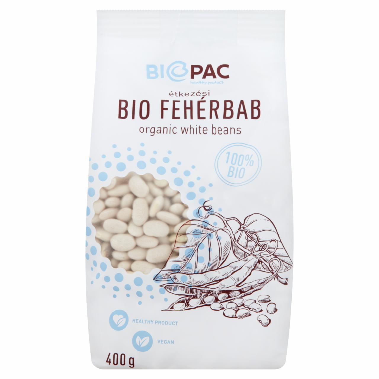 Képek - Biopac étkezési BIO fehérbab 400 g