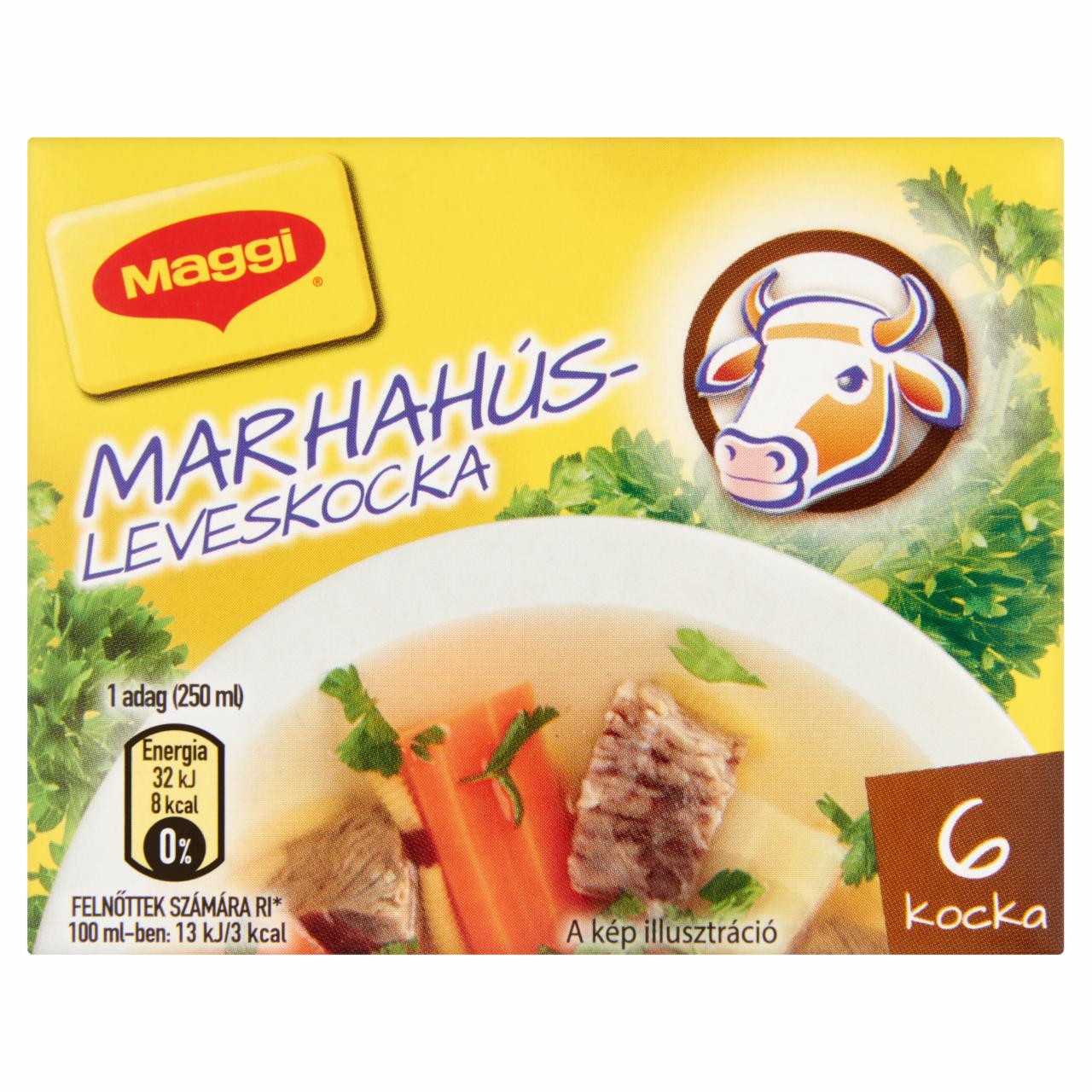 Képek - Maggi Marhahúsleves-kocka 66 g