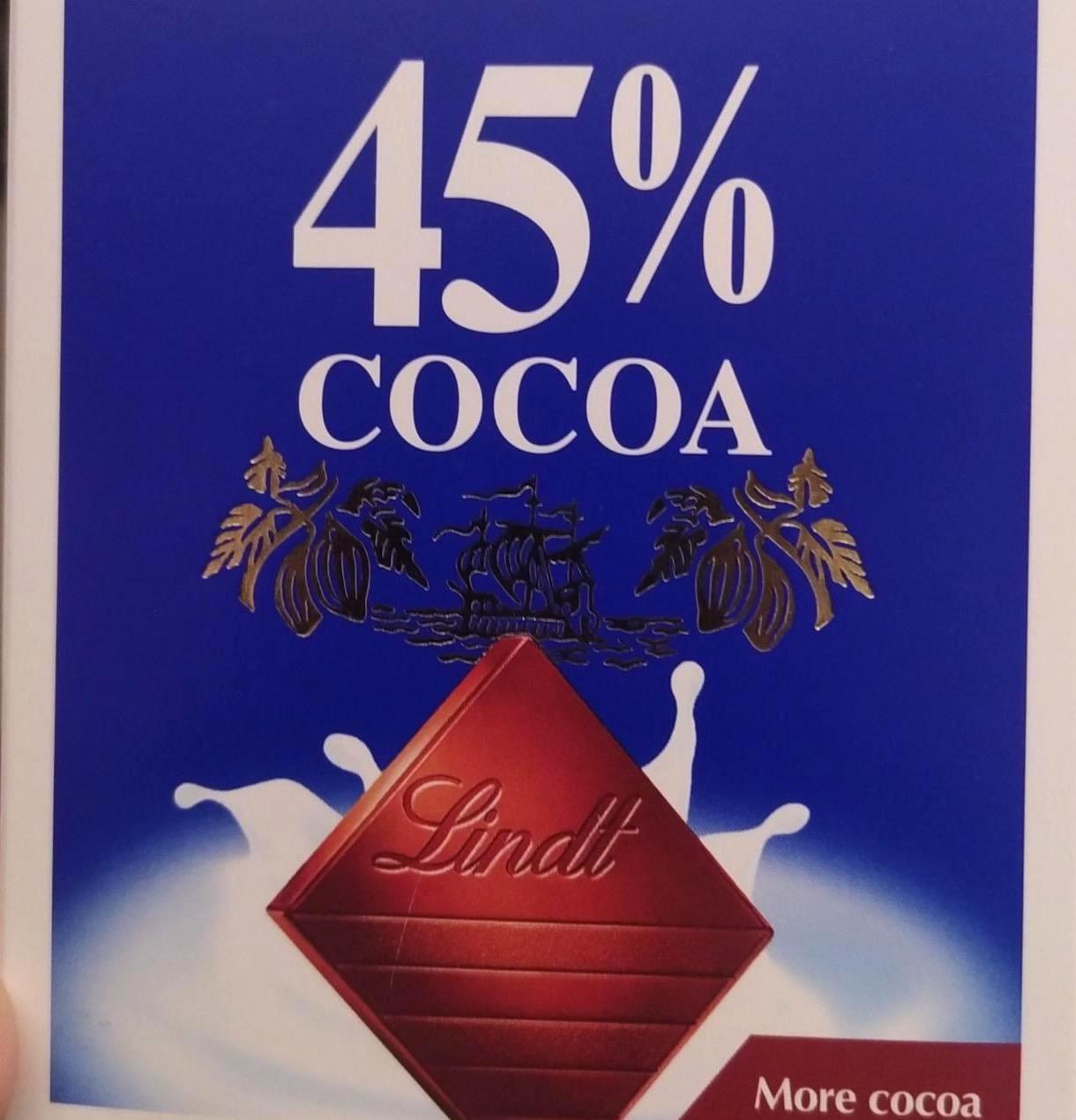 Képek - Lindt excellence 45% milk chocolate
