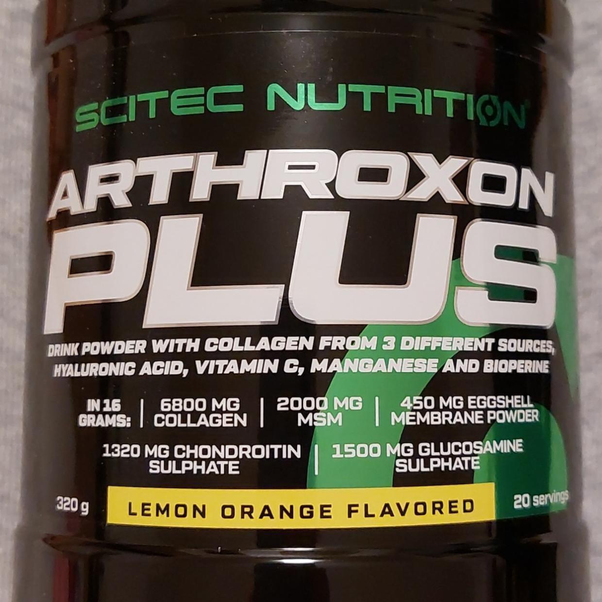 Képek - ARTHROXON PLUS Lemon orange flavoured Scitec Nutrition