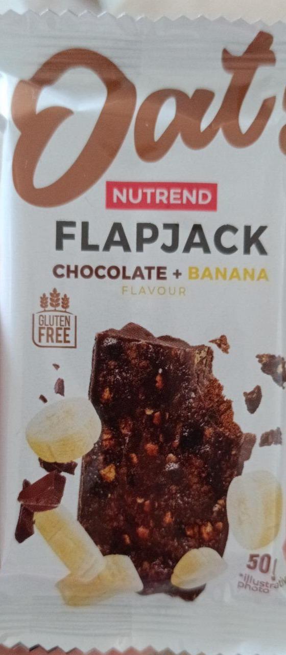 Képek - Oat flapjack chcolate + banana Nutrend