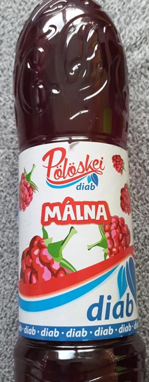 Képek - Málna ízű szörp Diab Pölöskei