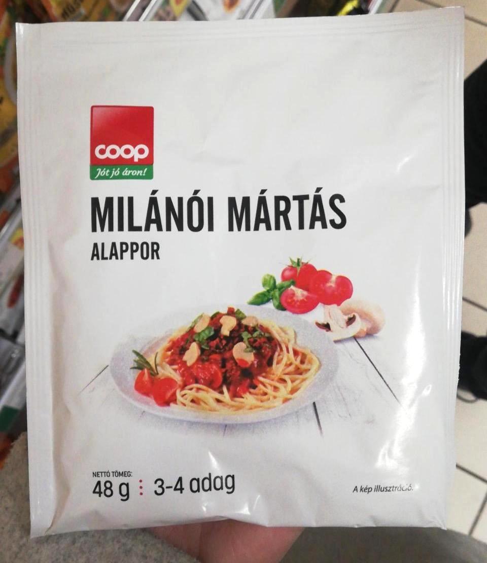 Képek - Milánói mártás alappor Coop