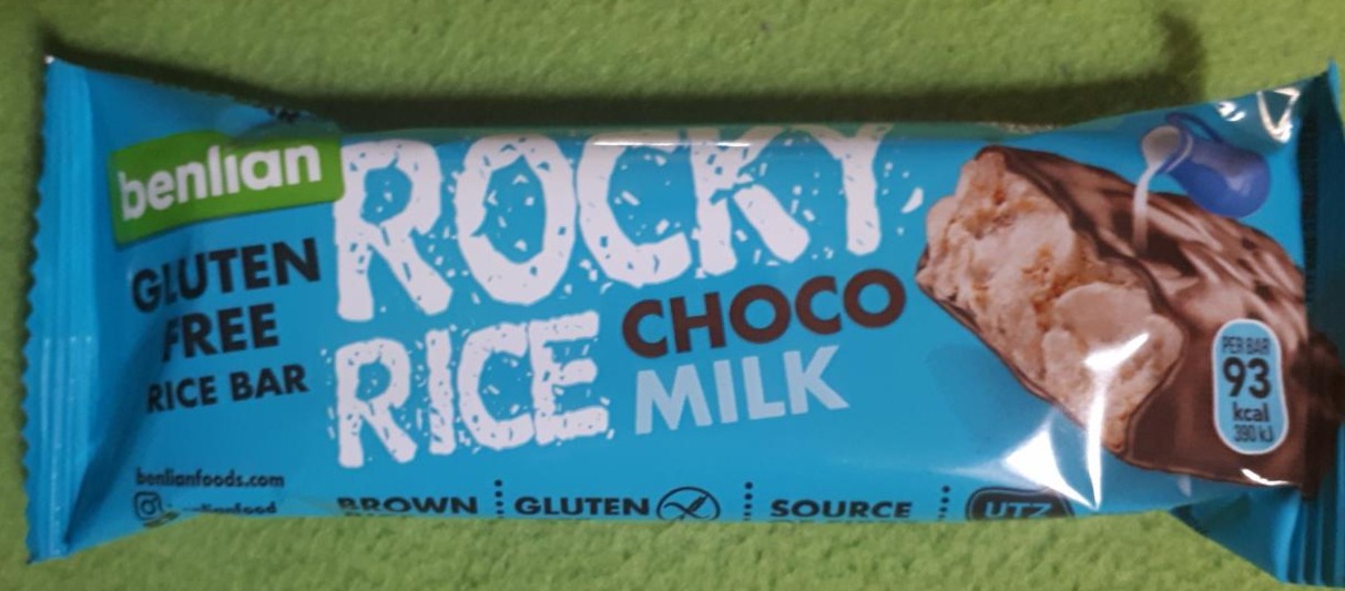 Képek - Rocky Rice Choco Milk tej ízű puffasztott rizsszelet étcsokoládéval bevonva 18 g