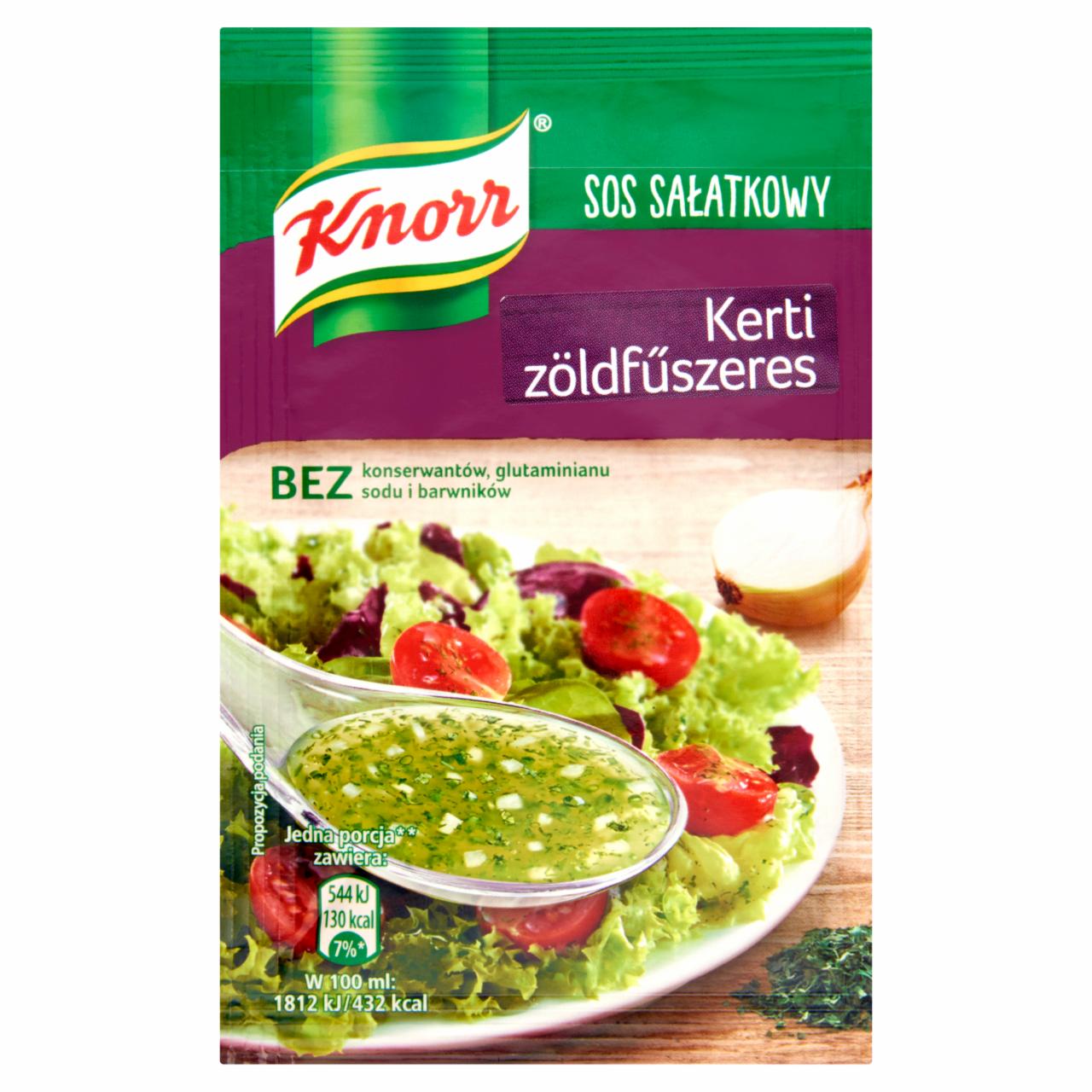 Képek - Knorr kerti zöldfűszeres salátaöntet por 8 g