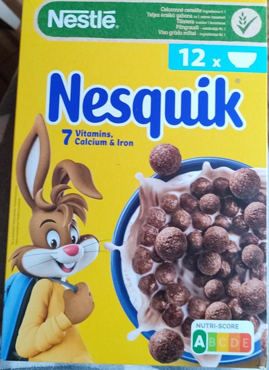 Képek - Nestlé Nesquik kakaós ízű, ropogós gabonapehely vitaminokkal és ásványi anyagokkal 310 g