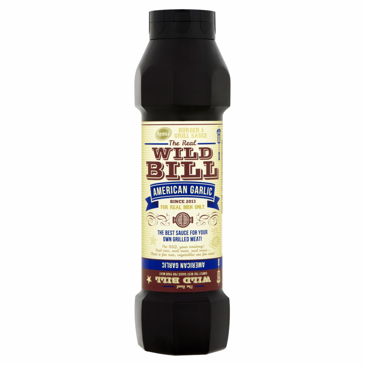 Képek - Remia Wild Bill amerikai fokhagymás BBQ szósz 750 ml