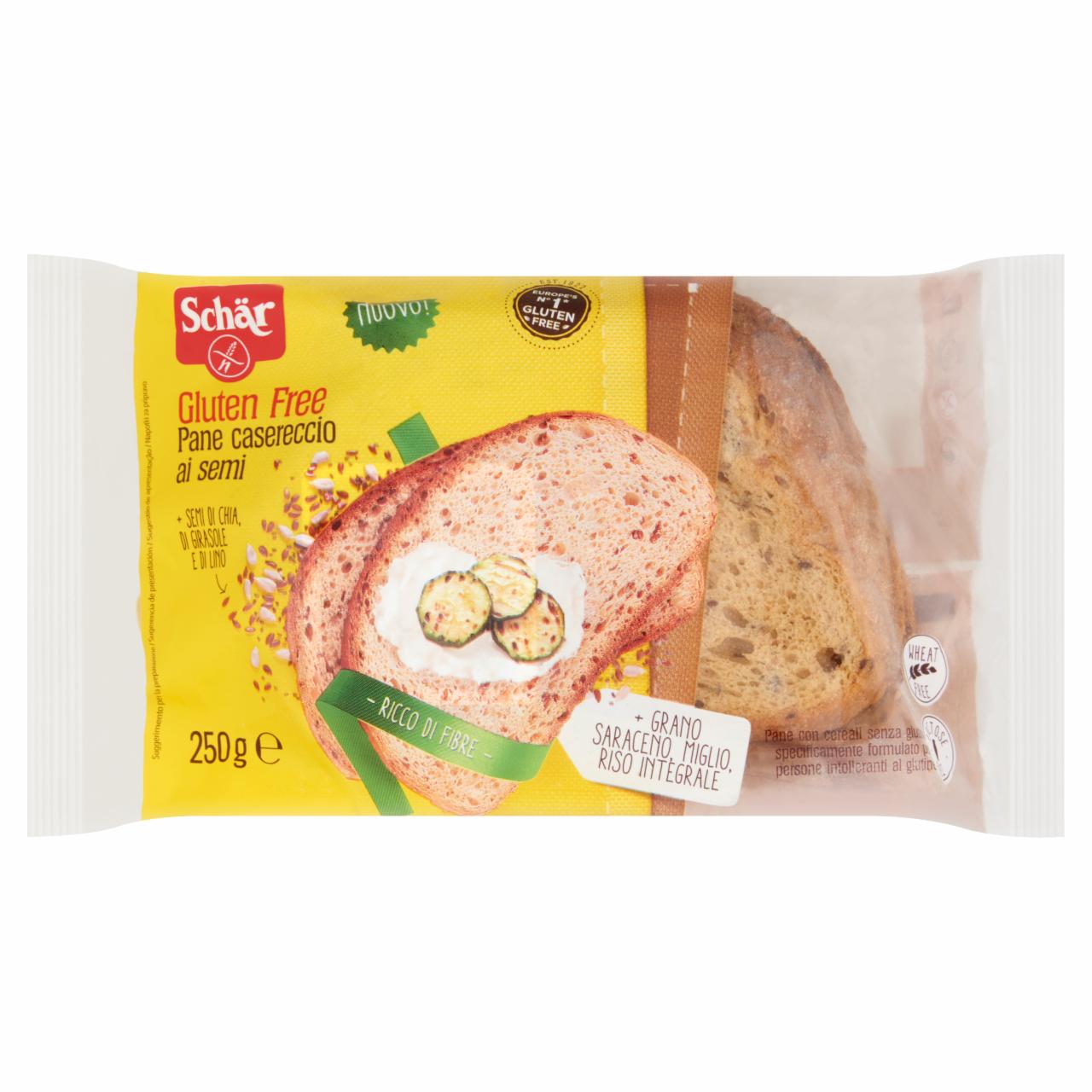 Képek - Schär Pane Casereccio szeletelt sokmagvas kenyér 250 g