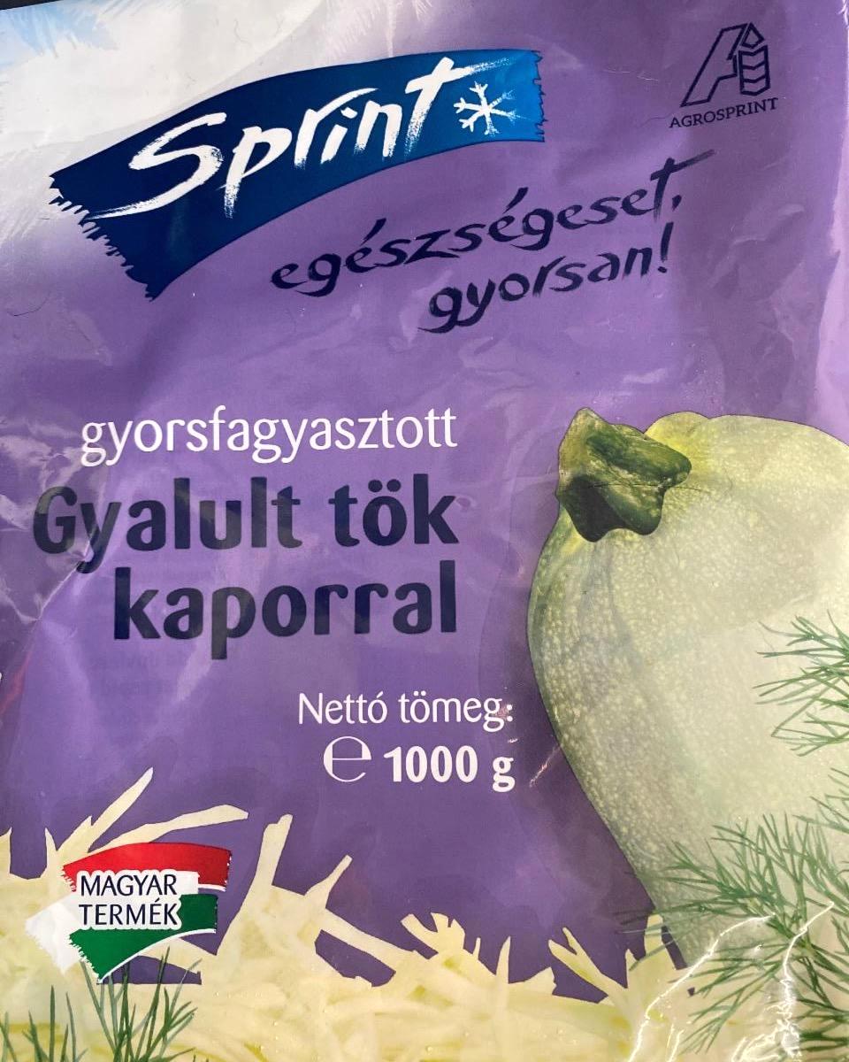 Képek - Gyorsfagyasztott gyalult tök kaporral Sprint