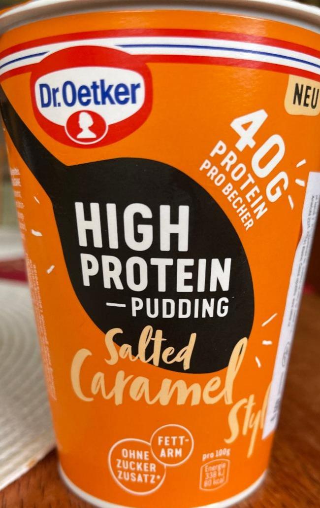 Képek - High protein pudding sós karamellás Dr.Oetker