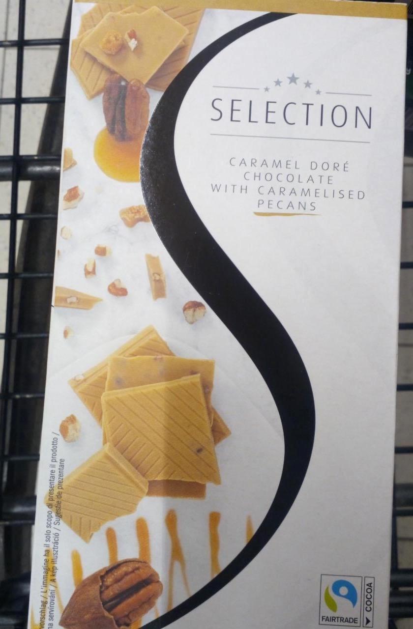 Képek - Karamell ízesítésű fehércsokoládé karamellizált pekándióval Selection